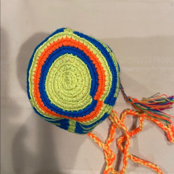 Mini Wayuu tribe cell phone or glasses carrier bag - Picture 5 of 9